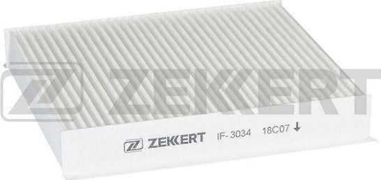 Салонный фильтр Zekkert для Fiat Tipo 356 2015-2026. Артикул IF-3034