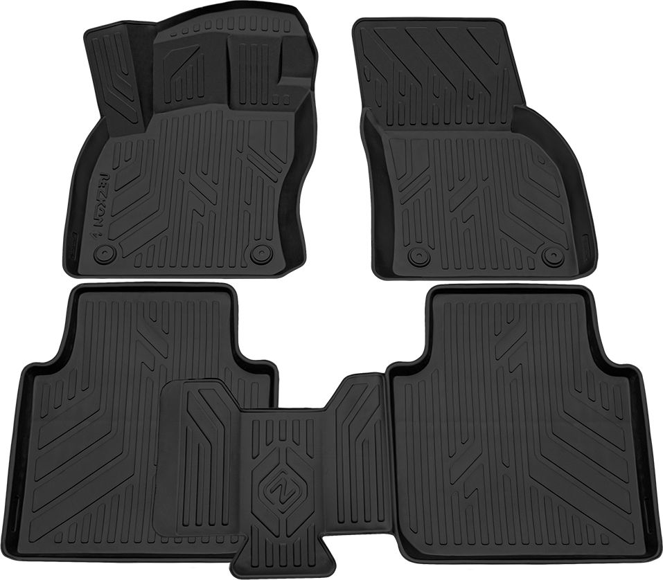 Коврики полиуретанновые Rezkon для салона Skoda Kodiaq 2017-2026. Артикул 0530030100