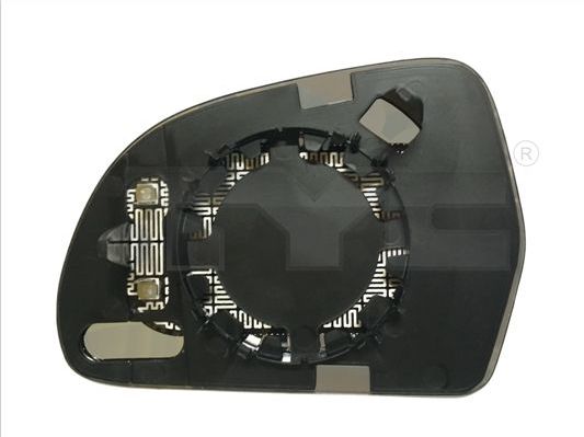 Зеркальное стекло бокового зеркала TYC. Артикул 302-0073-1