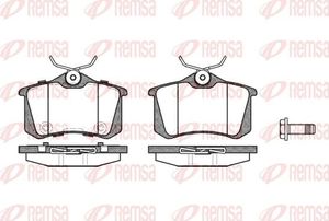 Тормозные колодки Remsa задние для Citroen C3 II 2009-2016. Артикул 0263.74