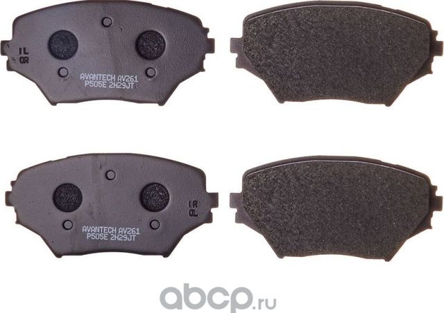 Колодки тормозные (Avantech). Артикул AV261