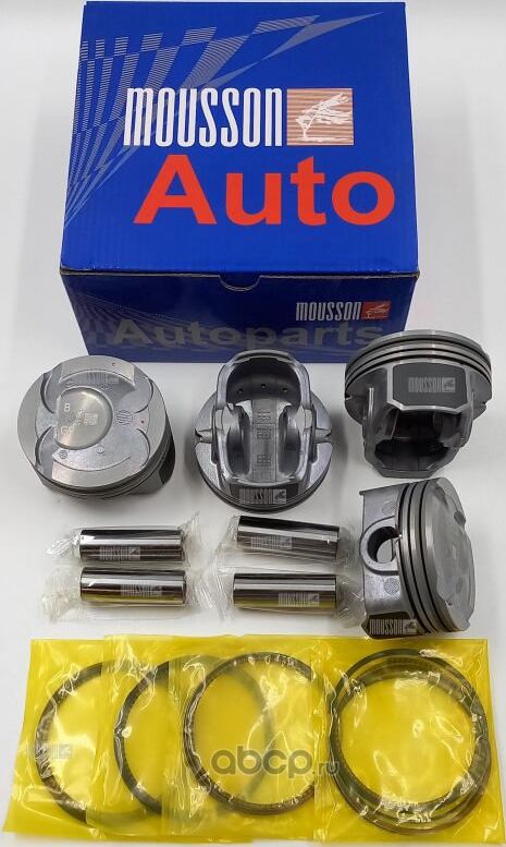 Поршень кольца ремонтные + 0,5 мм комплект G4FJ на 1 цилиндр (Mousson). Артикул SPRG4FJ050