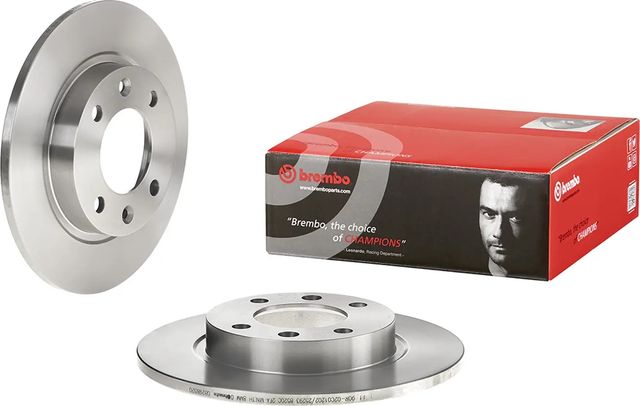 Тормозной диск Brembo PRIME LINE задний для Peugeot 405 1987-1999. Артикул 08.2985.20