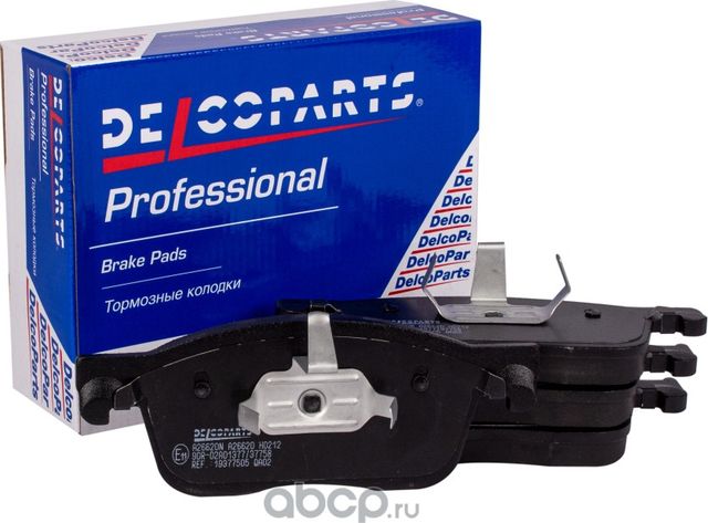 КОЛОДКИ ТОРМОЗНЫЕ CITROEN JUMPY/PEUGEOT TRAVELLER/EXPERT 16- ПЕРЕДН... (Delcoparts). Артикул 19377505