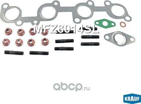 Комплект прокладок турбокомпрессора (Krauf). Артикул MFZ8014SL