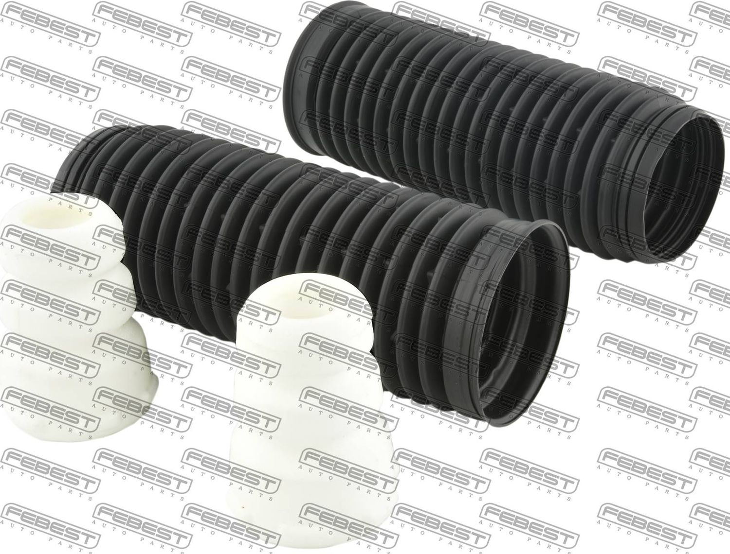 Комплект отбойников и пыльников амортизаторов (стоек) Febest. Артикул VWSHB-TIGIF-KIT