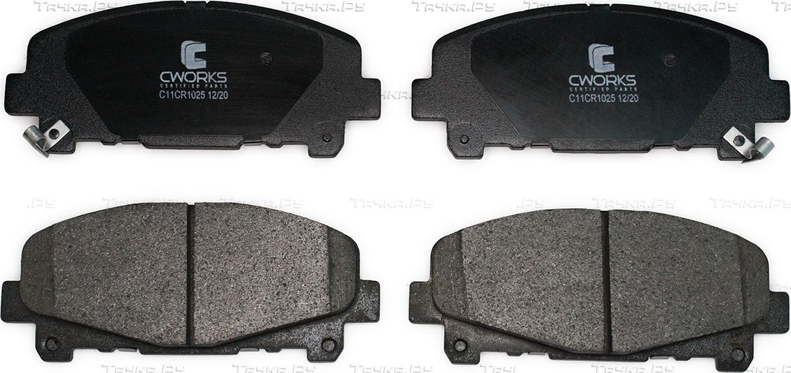 Тормозные колодки Cworks. Артикул C11CR1025