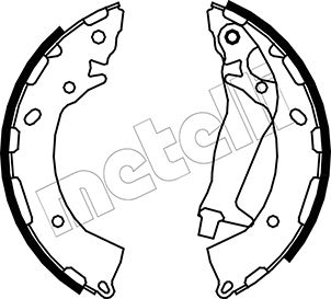 Тормозные колодки Metelli. Артикул 53-0177