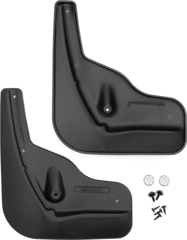 Брызговики REIN Стандарт передняя пара для Audi A6 C6 2004-2008. Артикул NLFD.A01173.F10