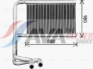 Радиатор отопителя (печки) AVA. Артикул FD6693