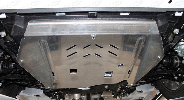 Защита алюминиевая ТСС (4 мм) для картера и КПП Haval F7 2019-2023. Артикул ZKTCC00404