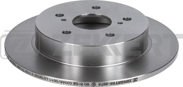 Тормозной диск Zekkert задний для Suzuki Swift III 2005-2011. Артикул BS-5875
