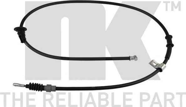 Трос ручника (тросик ручного тормоза) NK. Артикул 904833