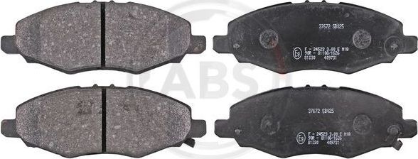 Тормозные колодки ABS. Артикул 37672