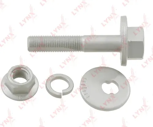 Болт подвески эксцентриковый (комплект с гайкой  шайбой и гровером) HYUNDAI Sonata IV YF 10-15  KIA  (Lynxauto). Артикул fs-1189