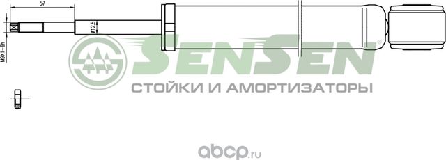 32120294 Амортизатор задний мост RENAULT, CLIO Mk II (BB012, CB012), CLIO II фур (Sensen). Артикул 32120294