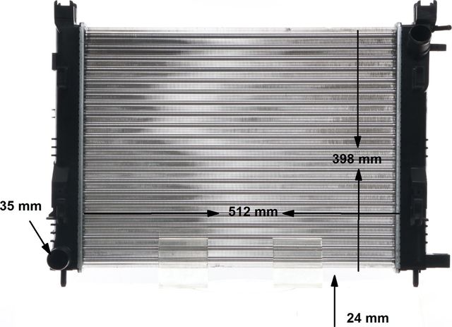 Радиатор охлаждения двигателя Mahle Behr для Renault Duster II 2021-2026. Артикул CR 2166 001S