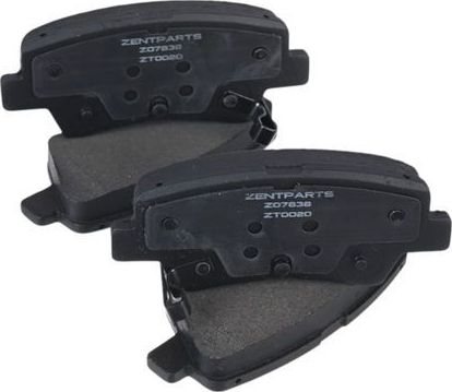 Тормозные колодки Zentparts. Артикул Z07838