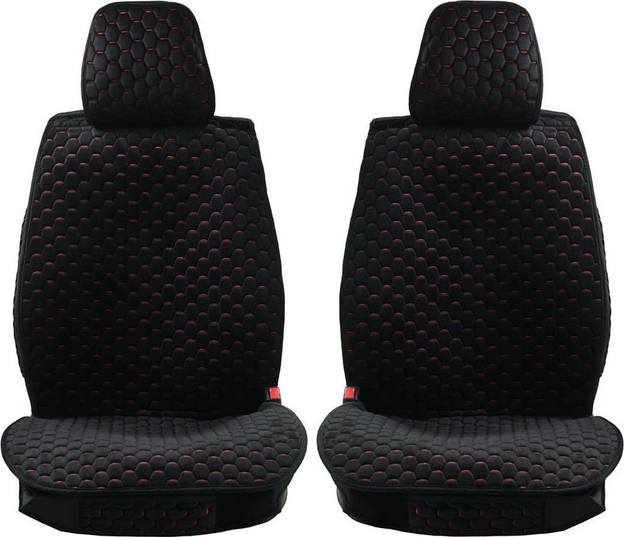 Накидки Seintex каркасные Soty на сидения, цвет Черно-красный. Артикул 317705