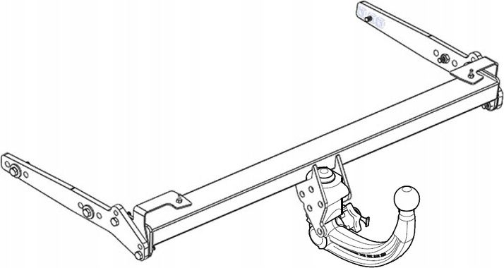 Фаркоп Westfalia для Audi Q3 (F3) 2018-2026. Быстросъемный крюк. Артикул 322070600001