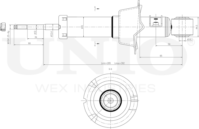 Амортизатор подвески (Unio). Артикул SAB-10684