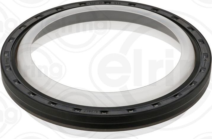 Сальник коленвала Elring (PTFE (политетрафлуороетилен)/ACM (полиакрил-каучук)). Артикул 766.829