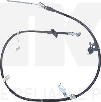 Трос ручника (тросик ручного тормоза) NK правый для Suzuki SX4 I (Classic) 2006-2015. Артикул 9023154