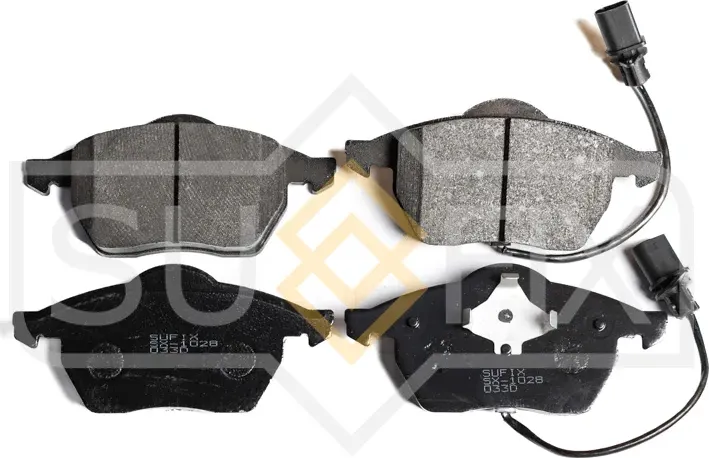 Колодки дисковые тормозные передние правые/левые AUDI A4 B5 (8D2) 1994-2001 (Sufix). Артикул SX1028