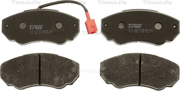 Тормозные колодки TRW COTEC. Артикул GDB1517