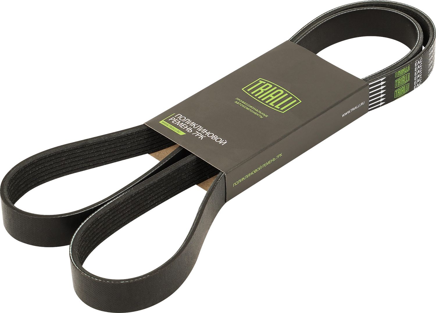 Приводной ремень поликлиновой Trialli (EPDM (Этилен-пропиленовый каучук)). Артикул 7PK1593
