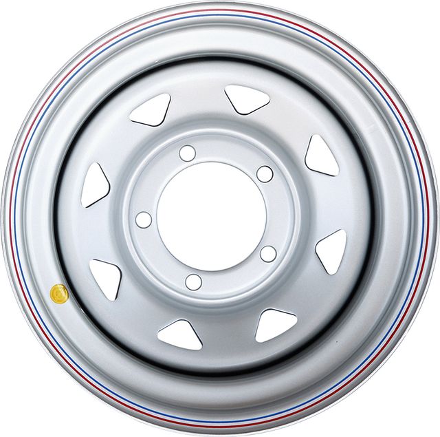 Колёсный диск OFF-ROAD Wheels усиленный стальной серебристый 5x139,7 8xR15 d110 ET-19 (треуг. мелкий) для УАЗ Хантер 2003-2026. Артикул 1580-53910SL-19A17