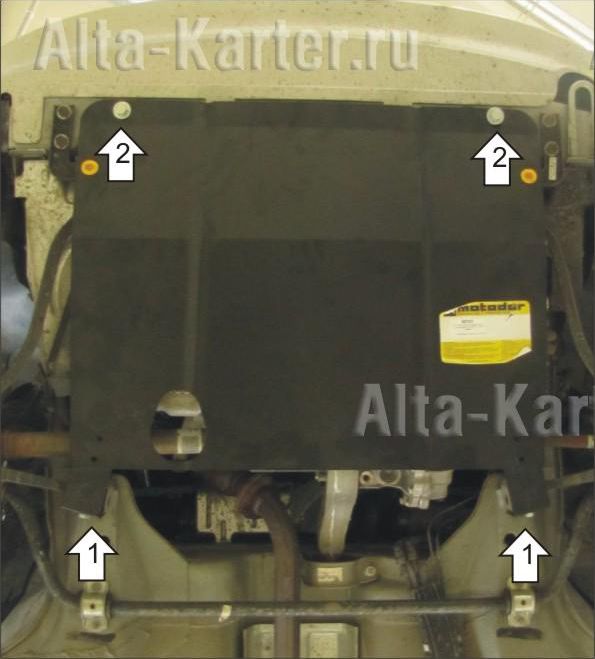 Защита картера двигателя ВАЗ Granta (2011-2018)