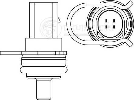 датчик температуры LUZAR для а/м VW Golf IV (98-)/V (03-)/Passat B5 (96-)/Octavi. Артикул LS1814