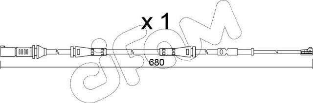 Датчик износа тормозных колодок  Metelli. Артикул SU.369