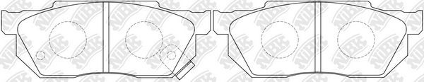 Тормозные колодки NiBK. Артикул PN8263