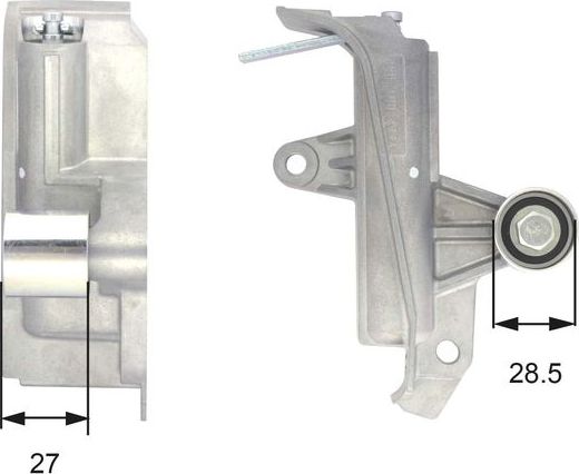 Натяжитель привода ГРМ Gates. Артикул T43028