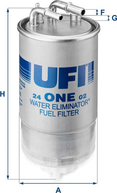 Топливный фильтр UFI для Opel Corsa D 2006-2014. Артикул 24.ONE.02