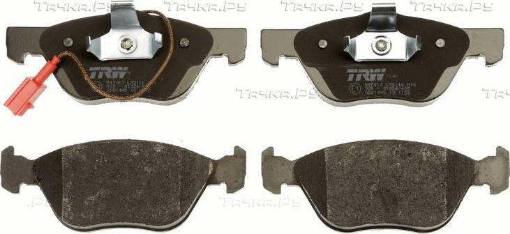 Тормозные колодки TRW COTEC передние для Alfa Romeo GT 2003-2010. Артикул GDB1445