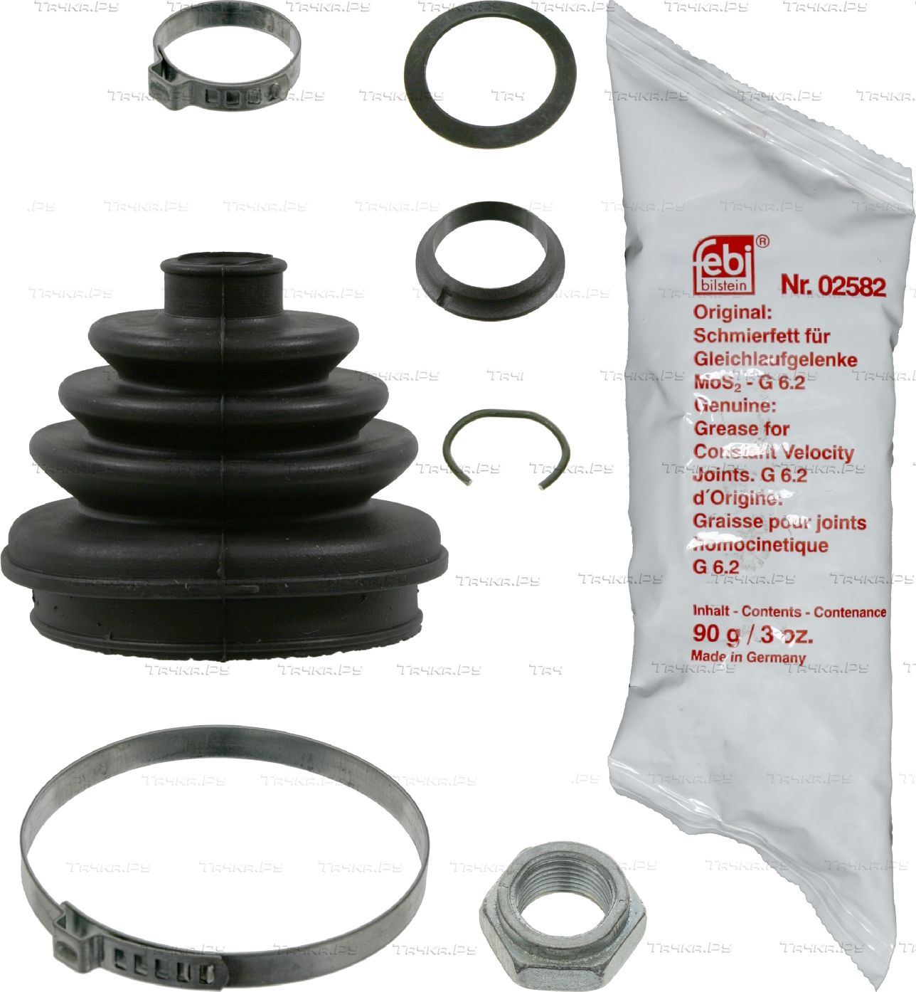 Пыльник ШРУСа наружный Febi Bilstein (резина) передний для Volkswagen Derby I 1977-1981. Артикул 08475