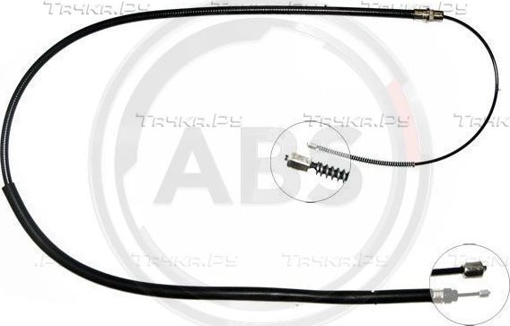 Трос ручника (тросик ручного тормоза) ABS. Артикул K11206