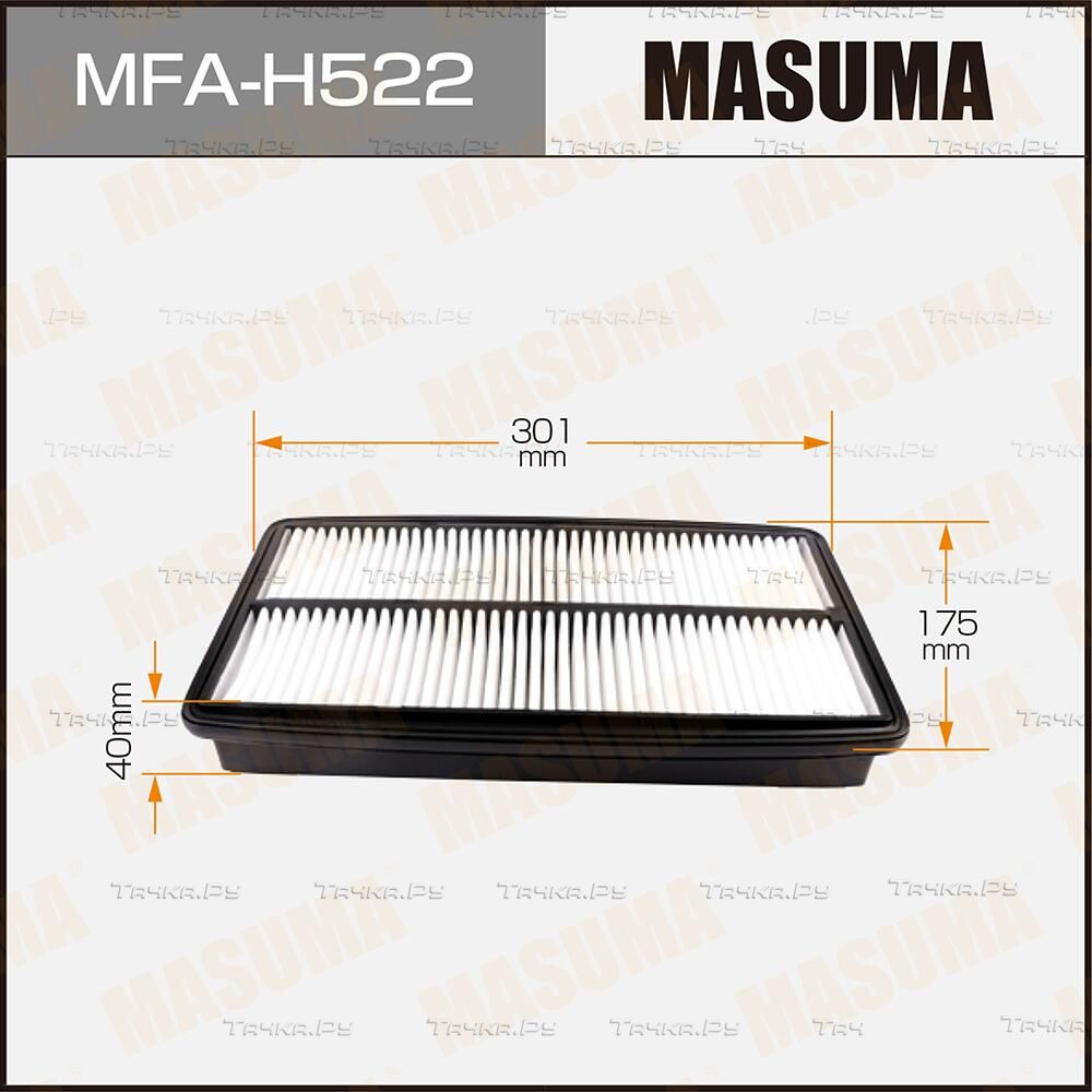 Воздушный фильтр Masuma. Артикул MFA-H522