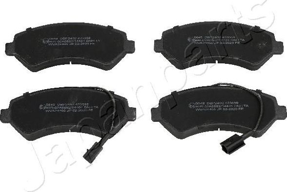 Тормозные колодки Japanparts. Артикул PA-0649AF