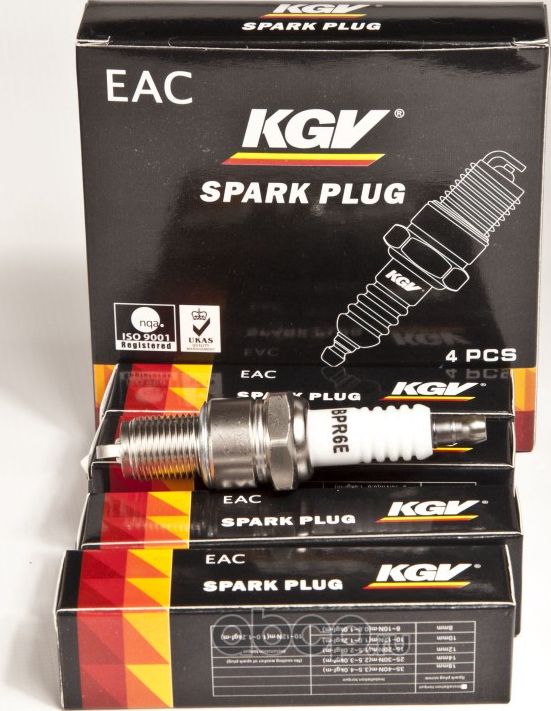 Свеча зажигания дв. 406 (с резистором) (к-т 4 шт.) KGV KGV. Артикул BPR6E