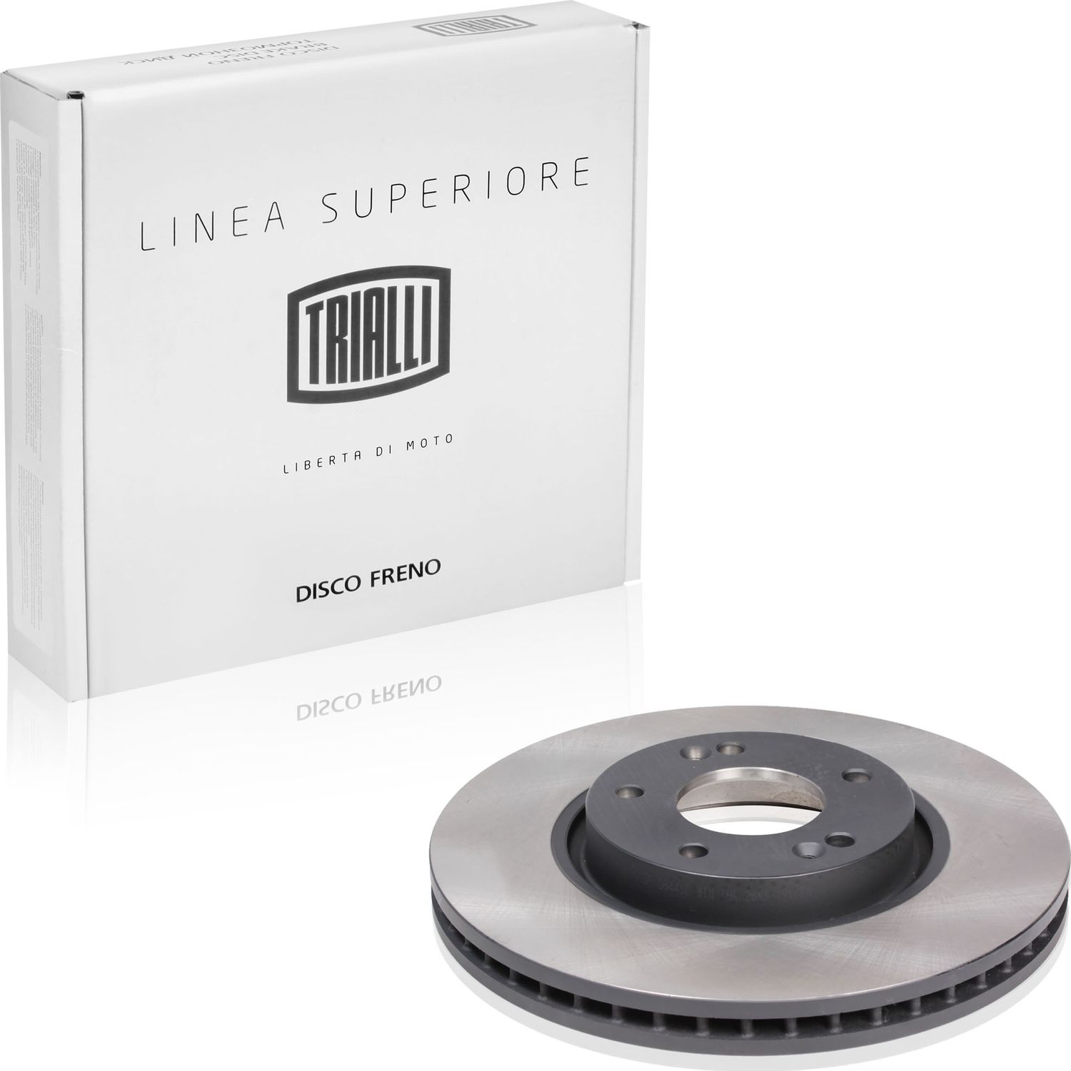 Тормозной диск Trialli передний для Hyundai Tucson I 2004-2010. Артикул DF 0844s