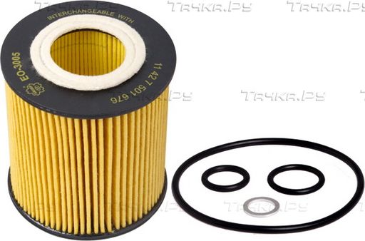 Масляный фильтр Sakura для BMW 1 I (E81/E82/E87/E88) 2004-2012. Артикул EO-3005