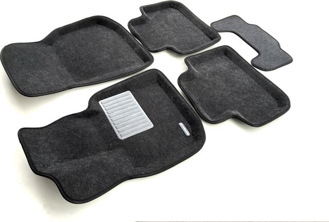 Коврики текстильные Euromat 3D Business для салона BMW X4 G02 2018-2026 Темно-серые. Артикул EMC3D-001222G