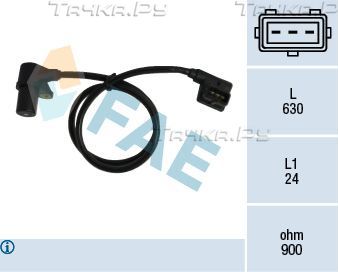 Датчик положения коленвала FAE. Артикул 79036
