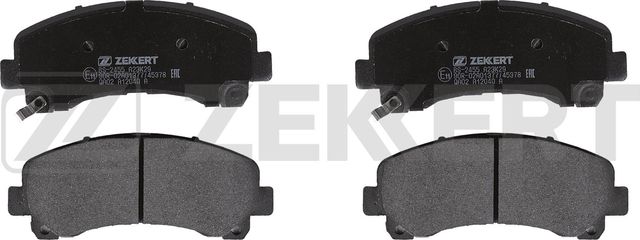 Тормозные колодки Zekkert передние для Isuzu D-Max I 2008-2012. Артикул BS-2455