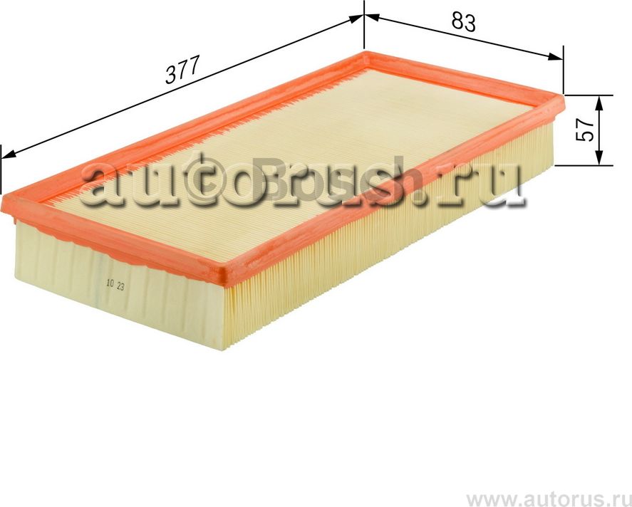1 457 433 163_фильтр воздушный!/ Renault Kangoo/Clio/Megane 1.5DCi 01 (Bosch). Артикул 1457433163