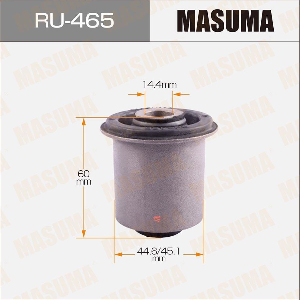 Сайлентблок заднего рычага подвески Masuma. Артикул RU-465